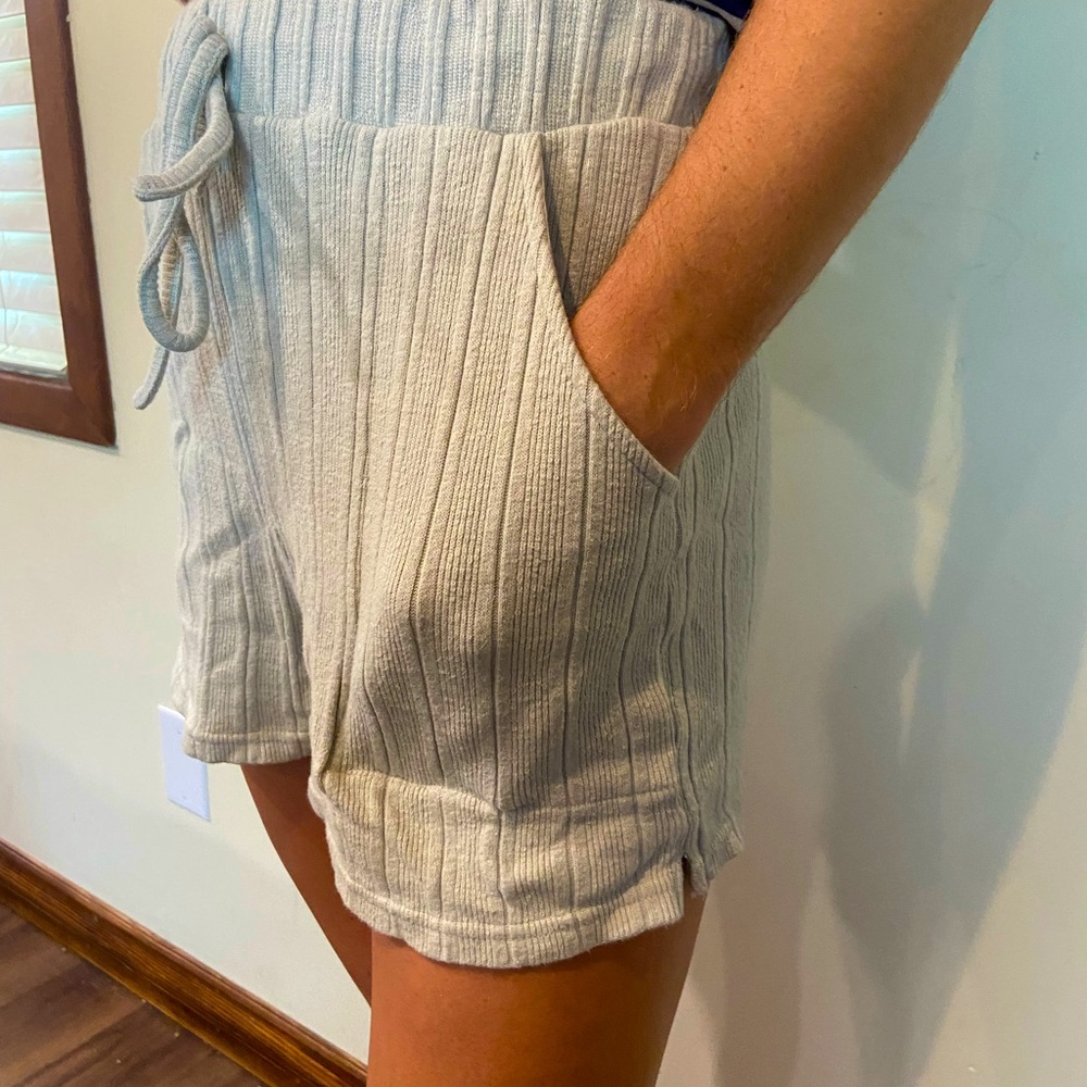 Free People, Medium, Textured, thick-cotton,comfortable shorts